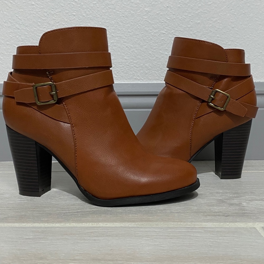Brown booties